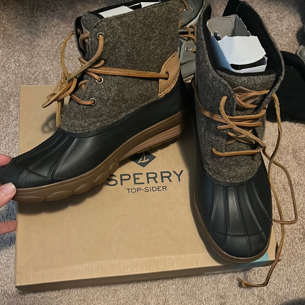 Sperry Saltwater Top-sided wool boot
